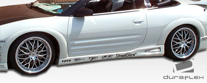 Extreme Dimensions Duraflex Shine Side Skirts Compatible With 2000-2005 Mitsubishi Eclipse - 2 Piece - 100126