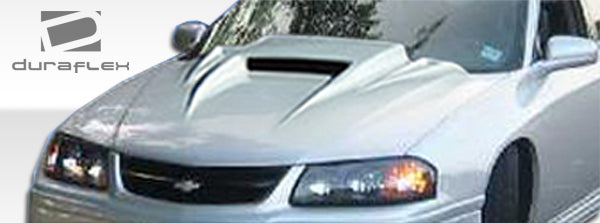 Extreme Dimensions Duraflex Spyder 3 Hood Compatible With 2000-2005 Chevrolet Impala - 1 Piece - 100010