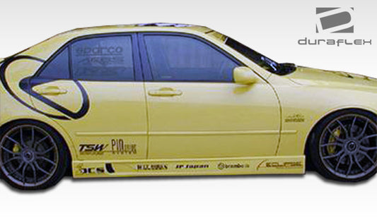 Extreme Dimensions Duraflex V-Speed Side Skirts Compatible With 2000-2005 Lexus IS - 2 Piece - 100098