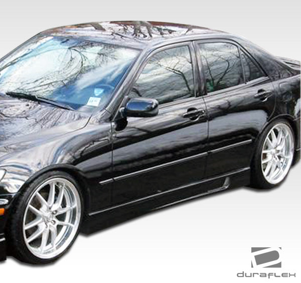 Extreme Dimensions Duraflex V-Speed Side Skirts Compatible With 2000-2005 Lexus IS - 2 Piece - 100098