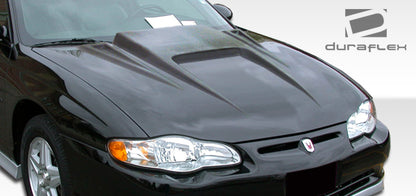 Extreme Dimensions Duraflex Spyder 3 Hood Compatible With 2000-2005 Chevrolet Monte Carlo - 1 Piece - 103782