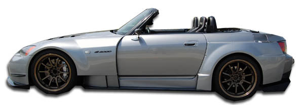 Extreme Dimensions Duraflex AM-S Wide Body Side Skirts Compatible With 2000-2009 Honda S2000 - 6 Piece - 106024