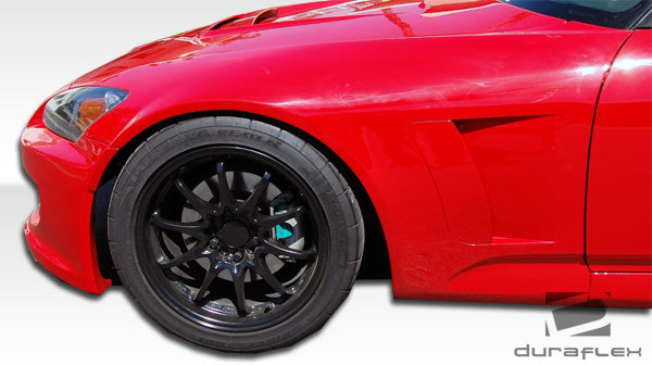 Extreme Dimensions Duraflex A-Sport Front Fenders Compatible With 2000-2009 Honda S2000 - 6 Piece - 105921