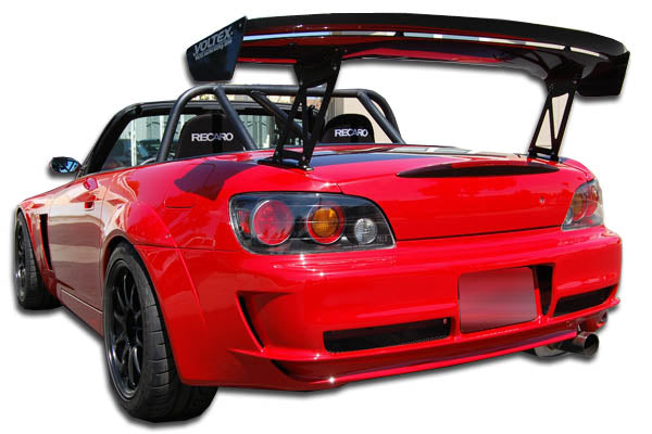 Extreme Dimensions Duraflex A-Sport Rear Bumper Cover Compatible With 2000-2009 Honda S2000 - 1 Piece - 105920