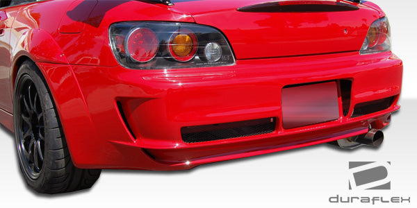 Extreme Dimensions Duraflex A-Sport Rear Bumper Cover Compatible With 2000-2009 Honda S2000 - 1 Piece - 105920