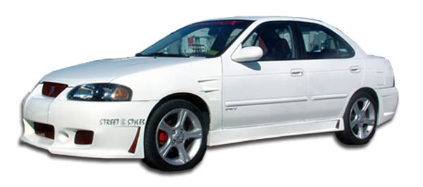 Extreme Dimensions Duraflex B-2 Side Skirts Compatible With 2000-2006 Nissan Sentra - 2 Piece - 100147