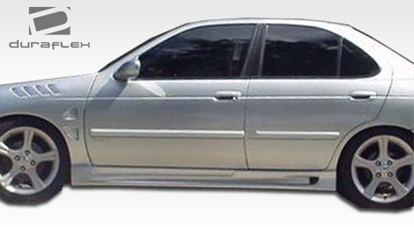 Extreme Dimensions Duraflex R34 Side Skirts Compatible With 2000-2006 Nissan Sentra - 2 Piece - 100154