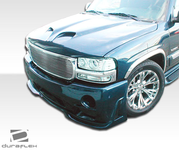Extreme Dimensions Duraflex Platinum Front Bumper Cover Compatible With 2000-2006 GMC Yukon 1999-2006 Sierra - 1 Piece - 100057