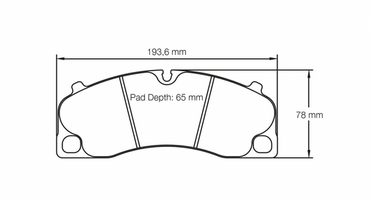 PAGID Racing Pagid Racing 4908 RSC3 Compound Brake Pads 4908-RSC3