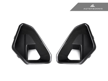 AutoTecknic Carbon Fiber Front Bumper Air Vent Set - BMW G06 X6 M-Sport LCI