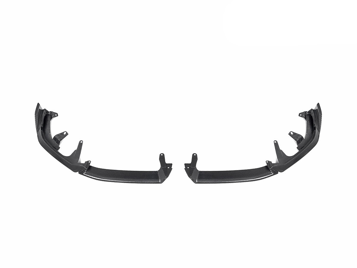 AutoTecknic Dry Carbon Front Lip Splitter Set - BMW G60 5-Series
