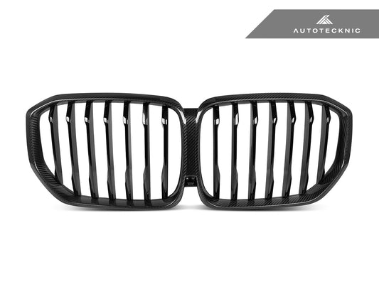 AutoTecknic Dry Carbon Fiber Front Grille - BMW G05 X5 Pre-LCI