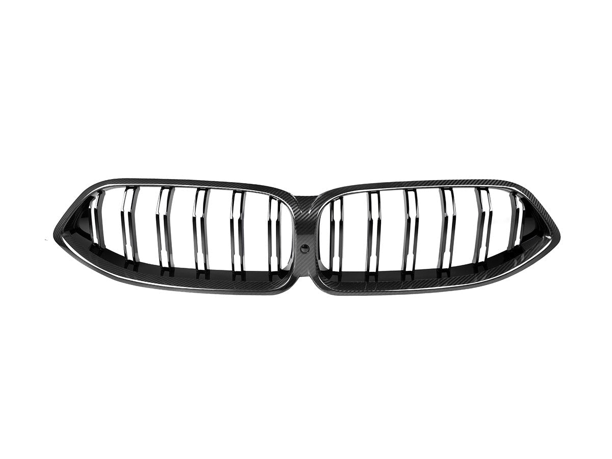 AutoTecknic Dry Carbon Dual-Slats Front Grille - BMW F91/ F92/ F93 M8