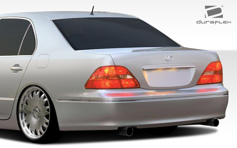 Extreme Dimensions Duraflex VIP Rear Bumper Cover Compatible with 2001-2003 Lexus LS Series - 1 Piece - 107778