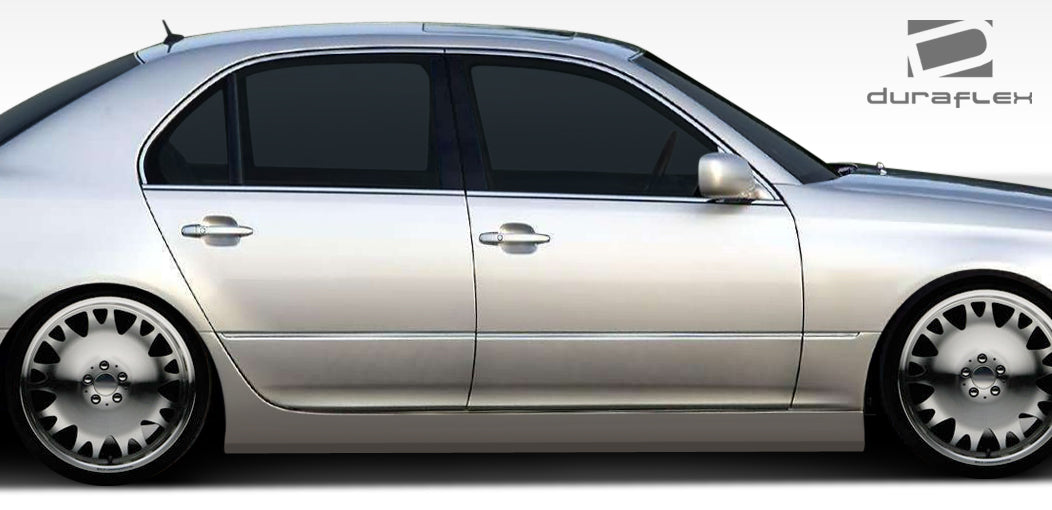 Extreme Dimensions Duraflex VIP Side Skirts Compatible With 2001-2003 Lexus LS Series - 2 Piece - 107777