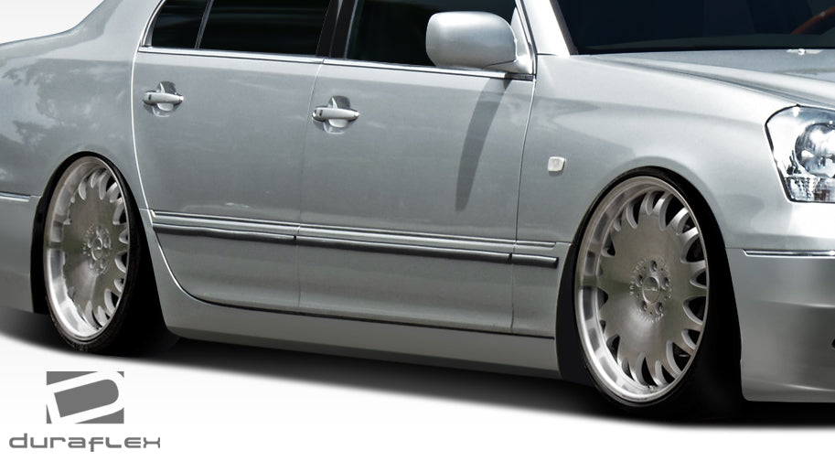 Extreme Dimensions Duraflex VIP Side Skirts Compatible With 2001-2003 Lexus LS Series - 2 Piece - 107777