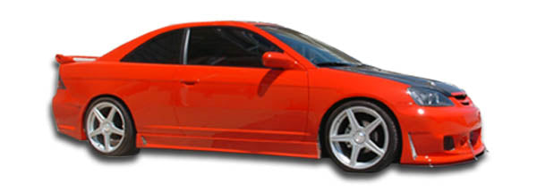 Extreme Dimensions Duraflex B-2 Side Skirts Compatible With 2001-2005 Honda Civic - 2 Piece - 100228