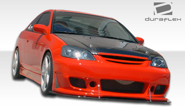 Extreme Dimensions Duraflex B-2 Side Skirts Compatible With 2001-2005 Honda Civic - 2 Piece - 100228