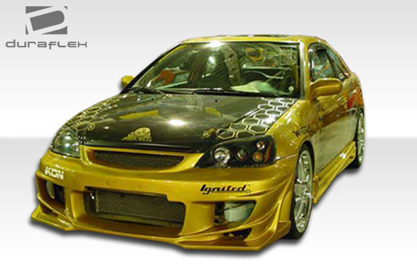Extreme Dimensions Duraflex Bomber Side Skirts Compatible With 2001-2005 Honda Civic - 2 Piece - 100231