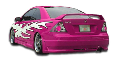Extreme Dimensions Duraflex R34 Rear Bumper Cover Compatible With 2001-2005 Honda Civic 2DR - 1 Piece - 100239