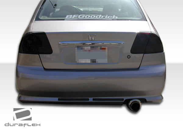 Extreme Dimensions Duraflex R34 Rear Bumper Cover Compatible With 2001-2005 Honda Civic 4DR - 1 Piece - 100245