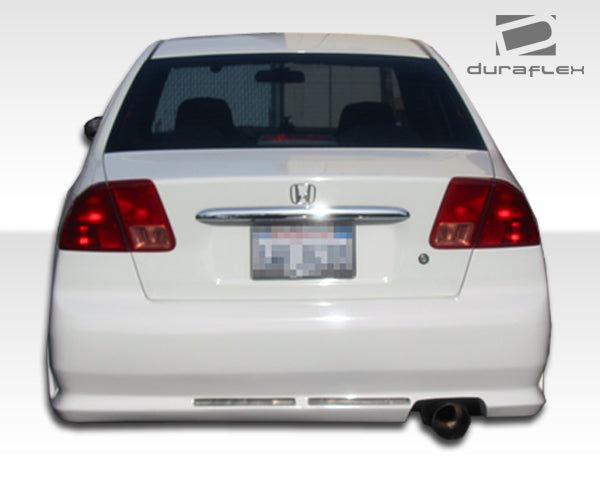 Extreme Dimensions Duraflex R34 Rear Bumper Cover Compatible With 2001-2005 Honda Civic 4DR - 1 Piece - 100245