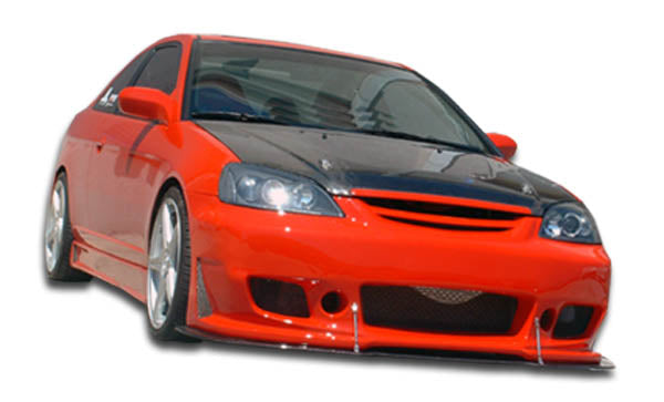 Extreme Dimensions Duraflex B-2 Front Bumper Cover Compatible With 2001-2003 Honda Civic - 1 Piece - 100247