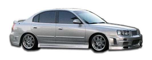 Extreme Dimensions Duraflex Skyline Side Skirts Compatible With 2001-2006 Hyundai Elantra - 2 Piece - 100268