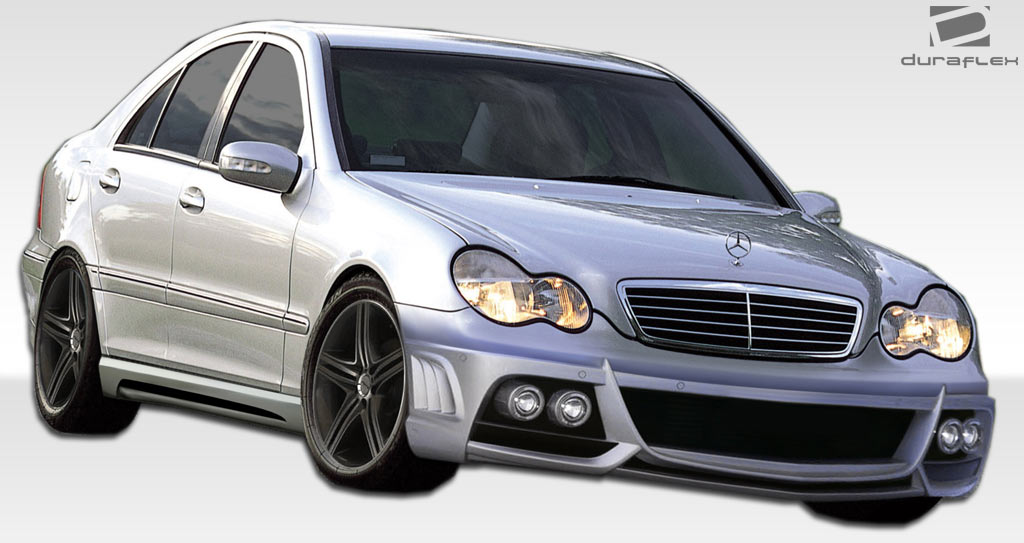 Extreme Dimensions Duraflex W-1 Body Kit Compatible With 2001-2007 Mercedes C Class W203 - 4 Piece - 107137