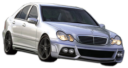Extreme Dimensions Duraflex W-1 Body Kit Compatible With 2001-2007 Mercedes C Class W203 - 4 Piece - 107137