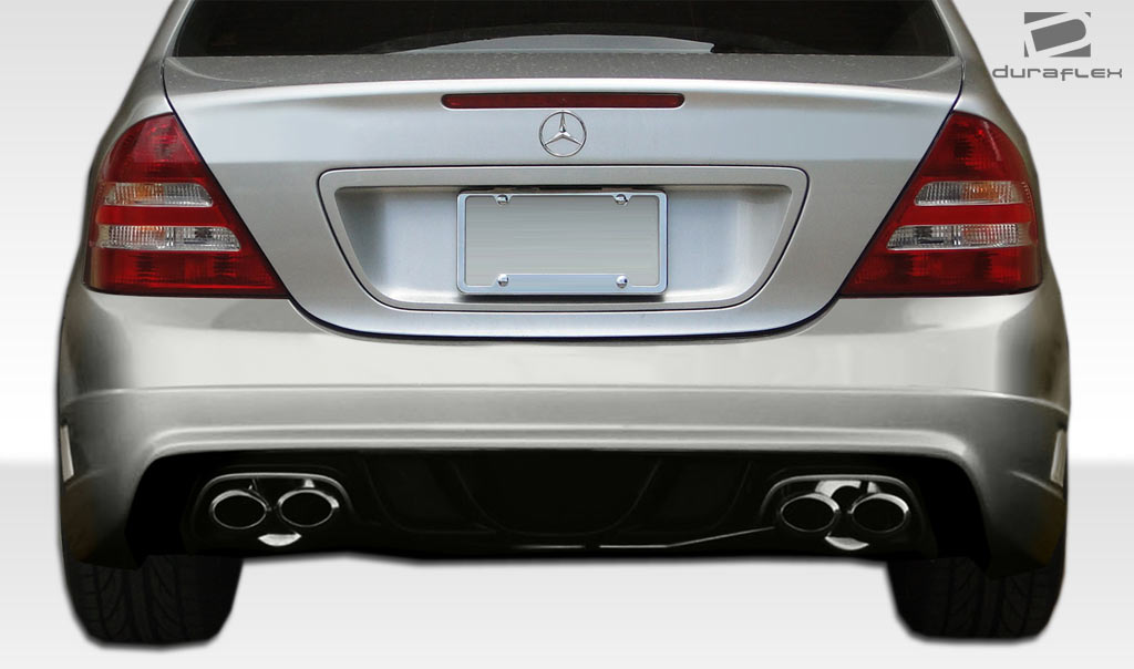 Extreme Dimensions Duraflex W-1 Rear Bumper Cover Compatible With 2001-2007 Mercedes C Class - 1 Piece - 107136