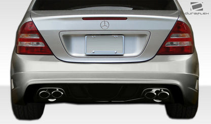 Extreme Dimensions Duraflex W-1 Rear Bumper Cover Compatible With 2001-2007 Mercedes C Class - 1 Piece - 107136