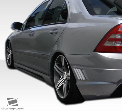 Extreme Dimensions Duraflex W-1 Side Skirts Compatible With 2001-2007 Mercedes C Class - 2 Piece - 107135