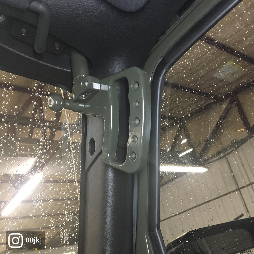 Front Loop Grab Handles for 2007-2018 Jeep Wrangler JK - CMM Offroad