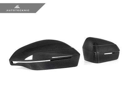 AutoTecknic Dry Carbon Fiber Mirror Cap Set - BMW G60 5-Series | G70 7-Series