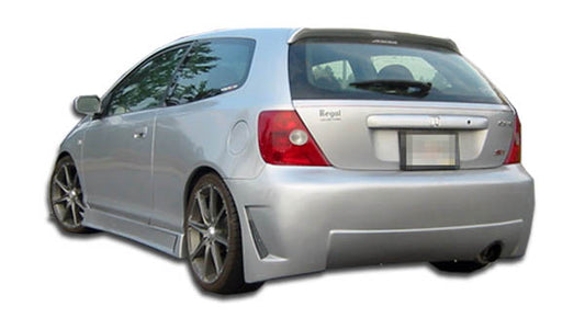 Extreme Dimensions Duraflex B-2 Rear Bumper Cover Compatible With 2002-2005 Honda Civic - 1 Piece - 100348