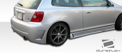 Extreme Dimensions Duraflex B-2 Rear Bumper Cover Compatible With 2002-2005 Honda Civic - 1 Piece - 100348