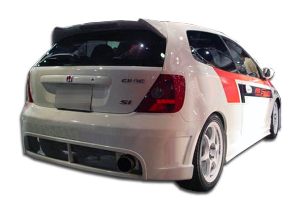 Extreme Dimensions Duraflex Buddy Rear Bumper Cover Compatible With 2002-2005 Honda Civic - 1 Piece - 100444