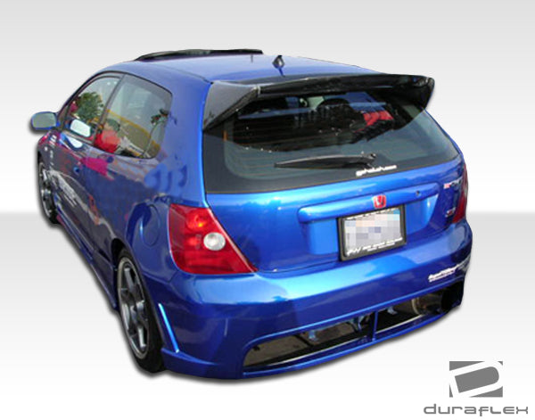 Extreme Dimensions Duraflex Buddy Rear Bumper Cover Compatible With 2002-2005 Honda Civic - 1 Piece - 100444