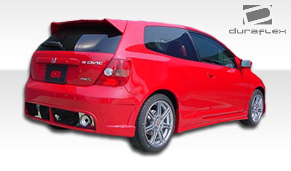 Extreme Dimensions Duraflex Buddy Side Skirts Compatible With 2002-2005 Honda Civic - 2 Piece - 100445