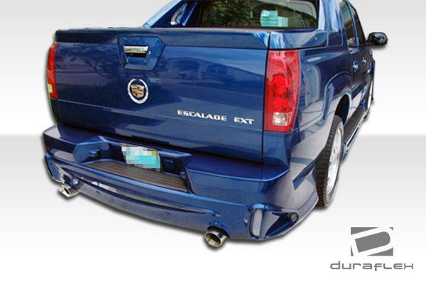 Extreme Dimensions Duraflex Platinum Rear Bumper Cover Compatible With 2002-2006 Cadillac Escalade EXT - 1 Piece - 100334