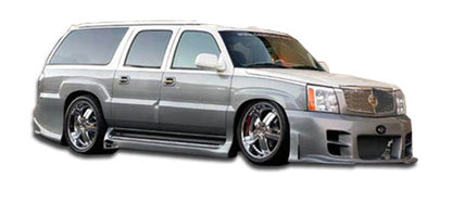Extreme Dimensions Duraflex Platinum Side Skirts Rocker Panels Compatible With 2002-2006 Cadillac Escalade - 2 Piece - 100333