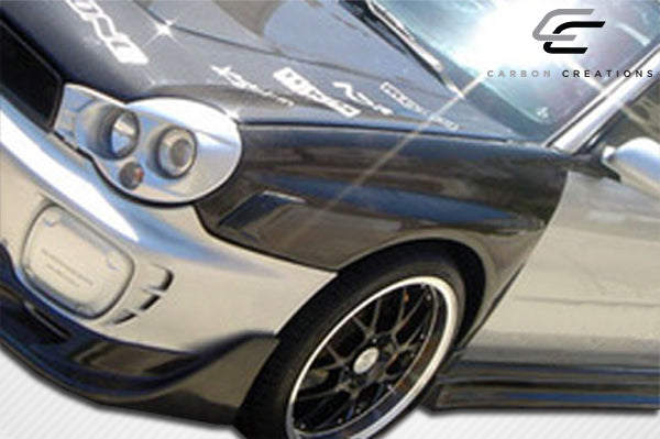 Carbon Creations OEM Look Fender Compatible With 2002-2003 Subaru Impreza - 2 Piece - 102851