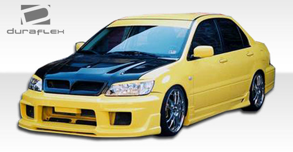 Extreme Dimensions Duraflex K-1 Front Bumper Cover Compatible With 2002-2003 Mitsubishi Lancer - 1 Piece - 100366