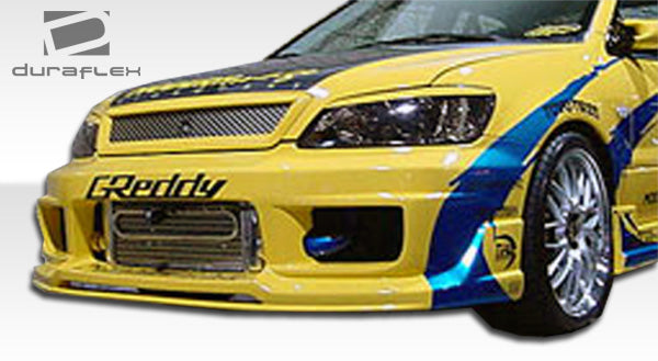 Extreme Dimensions Duraflex K-1 Front Bumper Cover Compatible With 2002-2003 Mitsubishi Lancer - 1 Piece - 100366