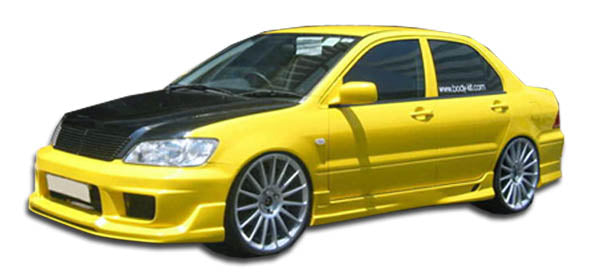 Extreme Dimensions Duraflex K-1 Side Skirts Compatible With 2002-2007 Mitsubishi Lancer - 2 Piece - 100368