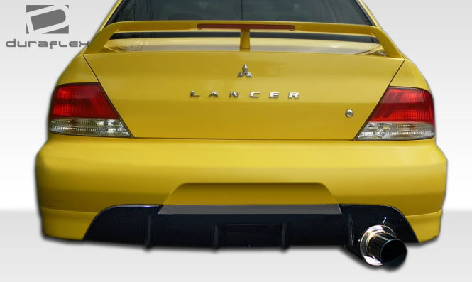 Extreme Dimensions Duraflex MR Edition Rear Bumper Cover Compatible With 2002-2003 Mitsubishi Lancer - 1 Piece - 107099