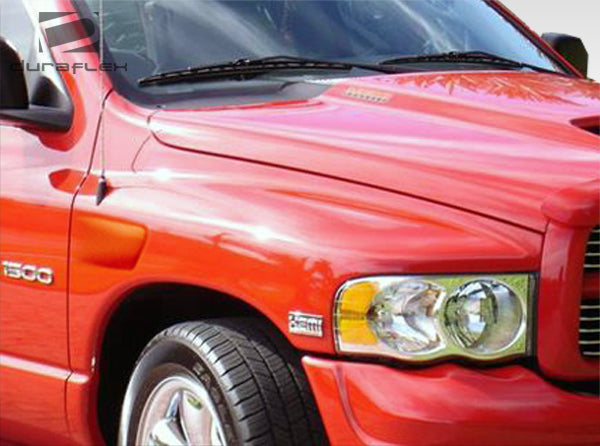 Extreme Dimensions Duraflex Platinum Fender Compatible With 2002-2005 Dodge Ram - 2 Piece - 100336
