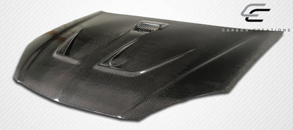 Carbon Creations Type M Hood Compatible With 2002-2006 Acura RSX - 1 Piece - 102622