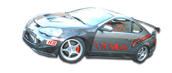 Extreme Dimensions Duraflex Type M Side Skirts Compatible With 2002-2006 Acura RSX - 2 Piece - 100311